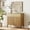 Oak, variant on 31.5" Reeded Accent Cabinet with 2 Doors and Drawer, Modern Credenza Storage Cabinet with Metal Legs for Living Room, Kitchen, Dining Room, Hallway