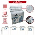 thumbnail image 5 of Table Runner 13x36in Inches Long, Winter Snowman Pine TreeLinen Washable Dresser Scarf Ocean Starfish Coral Wood PlankKitchen Dinning Tablerunners for Holiday/Party/Wedding/Home Tables Decor, 5 of 9
