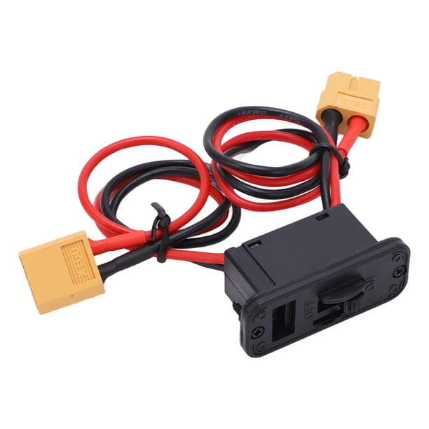 X Interruptor de Alta Corriente,Interruptor de Avión RC Interruptor de Encendido y Apagado de Coche RC Grande Interruptor de Avión RC Valor Excepcional