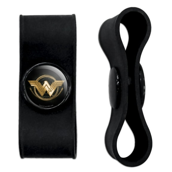 Wonder Woman Movie Golden Lasso Logo Headphone Earbud Cord Wrap - Charging Cable Manager - Wire Organizer Set of 2