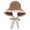 Khaki, variant on Wxirdiow Newborn Hats for Boys Baby Girl Straw Hat Outdoor Baby Sun Hats Summer Bowknot Cap For Infant Toddler Girls Khaki Size,6-24 Months