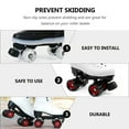 thumbnail image 4 of HOOWIFFY Rubber Roller Skates Brake Block Adjustable Height Quick Stop Stability 1Set, 4 of 8