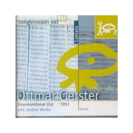 This disc provides a glimpse into a vanished culture, that of the German Democratic Republic in the late 1940s and early 1950s, when idealism and optimism still ran high. Ottmar Gerster was a close contemporary of Paul Hindemith, and with his Frankfurt Conservatory classmate shared an interest in the utility of music as it related to the workers' movement. Unlike Hindemith, however, he became a serious socialist, placing himself in jeopardy by remaining in Germany during the Third Reich, but holding him in good stead when, after the war, East Germany became a socialist republic. The cantata 'Eisenkombinat Ost' is more or less a hymn to hard work, cheering on a building project along the Polish border. The A major Piano Concerto, a somewhat livelier affair, does recall Hindemith in its motoric drive, while the 'Festouverture' celebrating the revolutionary events of 1848 quotes the Internationale and the Marseillaise along with other songs of the people as part of its stolid celebration. Recording quality is mixed: good in the concerto, boxy and dull in the cantata; but one will not hear these pieces anywhere else.