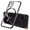 Black, variant on Designed for Apple iPhone 16 (6.1") Magnetic Hybrid Clear with Plating Chrome Frame & Camera Protection Compatible with Magsafe Phone Case Cover - Purple