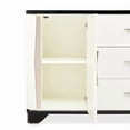 thumbnail image 3 of Tuxedo Sideboard with Mirror - Piano Keyboard, 3 of 7