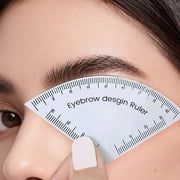 Fast Drawing Eyebrow Design Ruler, Instant Brow Shaper, Reusable Brow Shaping Stencil, Mapping Tool Template Kit