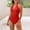 Red, variant on TODOZO One Piece Swimsuit Women Tummy Control Slimming Cheeky Modest 2025 Trendy Swim Suits for Women 2025 Bathing Suit for Women One Piece Swimsuits Cutout High Waisted Bathing Suit Wrap Tie Back 1
