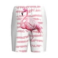 thumbnail image 5 of Naloa Flamingo Men's Short Pajama Pants, Lounge Comfort Shorts with Elasticized Waistband and Side Pockets - Medium, 5 of 9