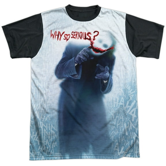 Batman Men's  Why Sublimation T-shirt White