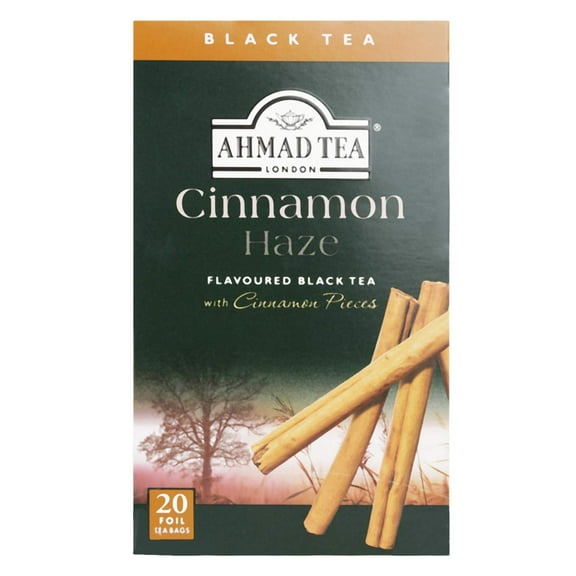 Ahmad Tea Cinnamon Haze Black Tea, 20Count Boxes, Brown