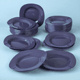 thumbnail image 3 of Plato Trinche Cuadrado de Plástico de 23 Cm. Santa Anita 48 Piezas Color Purple Grape, 3 of 4