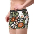 thumbnail image 4 of Kll Rabbits On Floral Men'S Cotton Boxer Briefs Underwear-Large, 4 of 9