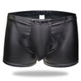 thumbnail image 5 of HUPOM Men'S Underwear Underwear For Men Pack Medium waist Comfort Waist Solid Briefs Black L, 5 of 5