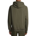 thumbnail image 3 of Athletic Works Men's Fleece Raglan Hoodie Sweatshirt, up to Size 2XL, 3 of 6