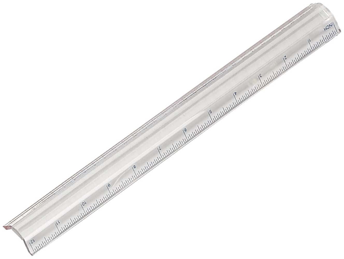 12" (300mm) Acrylic Magnifying Ruler, 2.5x (ToolUSA MG00312
