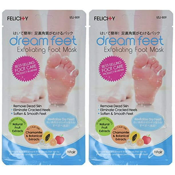 Dream Feet Exfoliating Foot Mask (Two Pair)