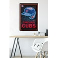 thumbnail image 4 of MLB Chicago Cubs - Neon Helmet 23 Wall Poster, 22.375" x 34", 4 of 4