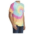thumbnail image 4 of Mafoose Men's Short Sleeve Tie-Dye Male Cotton T-Shirts Pastel Rainbow L, 4 of 6