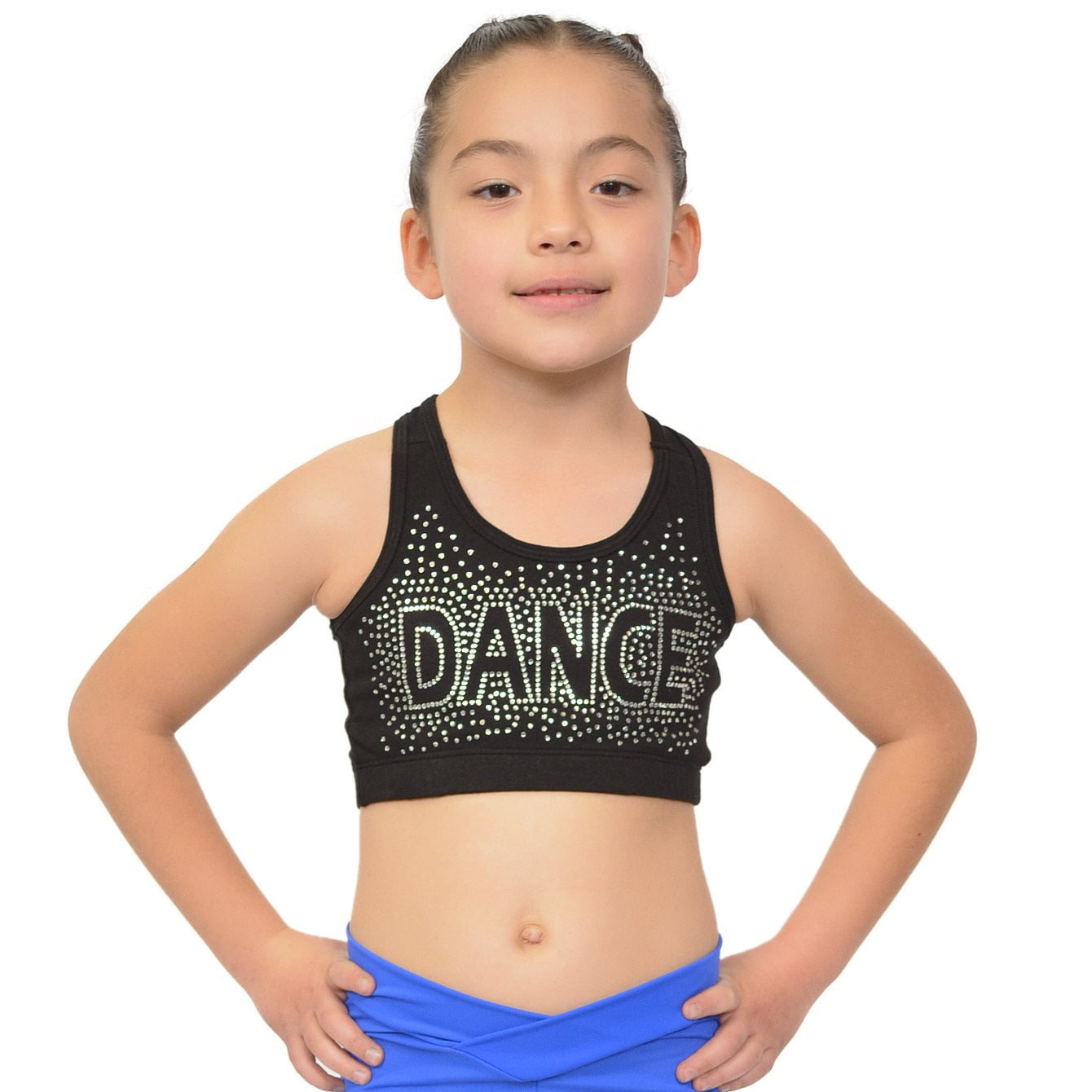 black dance sports bra