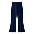 thumbnail image 4 of uvwlwu Womens High Waist Flared Yoga Pants Elastic Waist Casual Bell Bottom Trousers with Side Pockets Stretch Comfort Active Bottoms for Daily Workout Wear,XL, 4 of 4