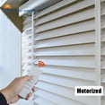 thumbnail image 2 of EWAY EWAY CASA Cortina de madera motorizada Persiana veneciana eléctrica Persianas de madera Persianas Wifi Alexa Tuya Cortinas de madera sintética MR_WB_TM, 2 of 5