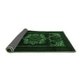thumbnail image 2 of Ahgly Company Indoor Square Persian Emerald Green Traditional Area Rugs, 5' Square, 2 of 4