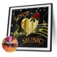 thumbnail image 3 of Kit 5D Nota Musical Taladro Diamantes Imitación Arte Pared DIY, 3 of 9
