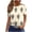 Khaki, variant on Womens Tops Vintage Flowers Print Shirt Women'S Casual Bohemian Graphic Plant Lover Shirts Short Sleeve Graphic Tees For Women