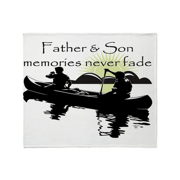 CafePress - Father And Son Throw Blanket - Soft Fleece Throw Blanket, 50"x60" for All Ages