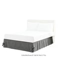 thumbnail image 3 of COM1950s Lace Up Bed Skirt, Checkered Dustproof Bed Skirt Dust Ruffle for Box Spring and Bed Frame Cover, Stylish Bedroom Decor for Home Use, 3 of 8