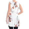 thumbnail image 2 of Free People Blouse Portefeuille Back To Basic pour Femmes, Blanc, Très Petit, 2 of 2