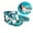 Green, variant on Inflatable Floating Lounge Chair for Adults, Tropical Plants Print Pool Float for Swimming Pool Beach Lake Summer Party Fun