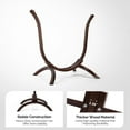 thumbnail image 4 of Ktaxon Wooden Hammock Frame Only,  Hammock Stand ,Sun Protection & Rain Resistant, Heavy Duty Premium Solid Wood Hammock Chair Stand for Indoor or Outdoor Use, Brown, 4 of 11