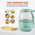 thumbnail image 4 of Elite Cuisine EKT2107 1.25Qt Adjustable Temperature Electric Glass Kettle with Keep Warm, 4 of 4