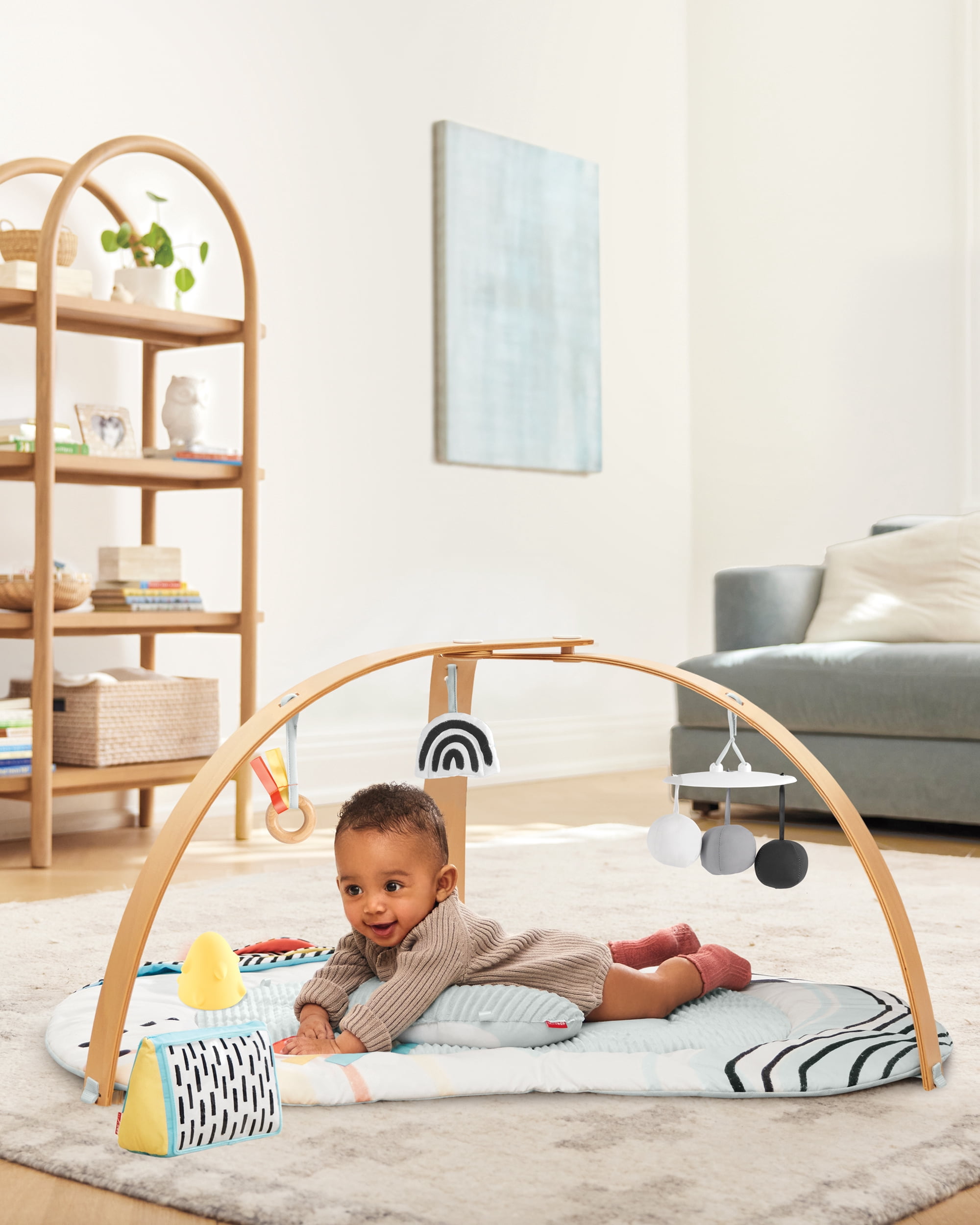 Skip Hop Discoverosity Montessori-Inspired Baby Play Gym for Ages 0-2 years