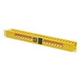 thumbnail image 3 of Tripp Lite Horizontal Cable Manager - Finger Duct With Cover, Yellow, 1u - Rack Cable Management Duct With Cover (horizontal) - Yellow - 1u - 19", 3 of 11