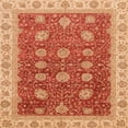 thumbnail image 1 of Ahgly Company Indoor Square Abstract Orange Oriental Area Rugs, 3' Square, 1 of 6