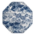 thumbnail image 2 of Unique Loom Blossom Collection Area Rug - Ocho (6' Octagon Navy Blue/Ivory), 2 of 6