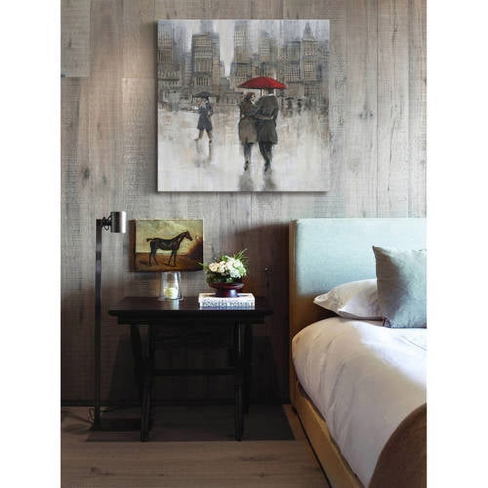 Marmont Hill "City Rain" Painting Print on Wrapped Canvas