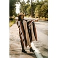 thumbnail image 7 of Mexican Blanket - Tan, Beige, Rust, with Diamonds & Stripes - Yoga Blanket, 7 of 7