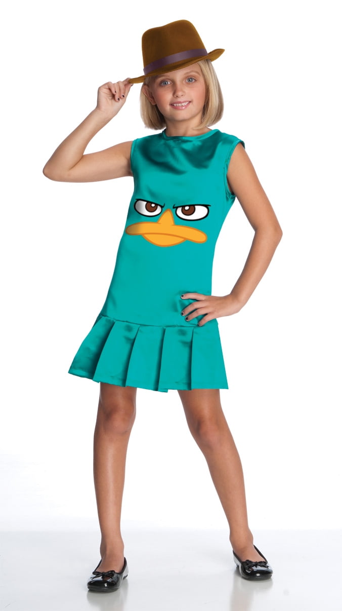Phineas And Ferb Sassy Agent P Costume Dress Child