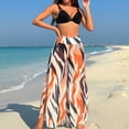 thumbnail image 1 of Trajes de baño para mujer, trajes de baño para mujer, conjuntos de bikini de cintura alta para mujer, trajes de baño de dos piezas con cordón ajustable y bloques de color, conjunto de traje de baño pa, 1 of 3