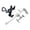 Clamp with Support, variant on Fishing Rod Mount Gear Clamp on Rod Holder Adjustable Metal Construction Suitable for Boat Bridge Canoe Use