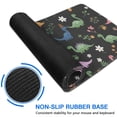 thumbnail image 6 of Long Mouse Pads for Desk,Colorful Dinosaur and Floral Pattern Desk Mats on Top Of Desks, Desk Mouse Pad Extra Large with 3mm Non-Slip Base and Stitched Edge for Gaming,Office,Work,Home 31.5"x11.8", 6 of 6
