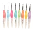 thumbnail image 2 of Yarn Knitting Hook, 2.5 To 6mm Crochet Hook Set 8 Pieces Light Colorful  For Craft, 2 of 8