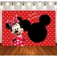 thumbnail image 1 of Fondos de fotografía de Minnie Mouse personalizables, tela de vinilo, sesión de fotos para niños, fiesta de cumpleaños de bebé, estudio fotográfico, 1 of 4