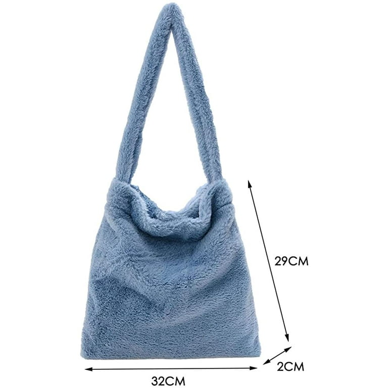 Plush Fuzzy 2023 New Retro Velvet Texture Handbag Crossbody Bag Fluffy bag