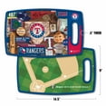 thumbnail image 2 of YouTheFan MLB Texas Rangers Retro Series Cutting Board, 2 of 4