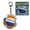 Netherlands, variant on Match Day Party Favors Fidget Soccer Ball Keychain with Mechanical Clickers Portable Stress Relief Button Toy for Soccer Fans (Netherlands)