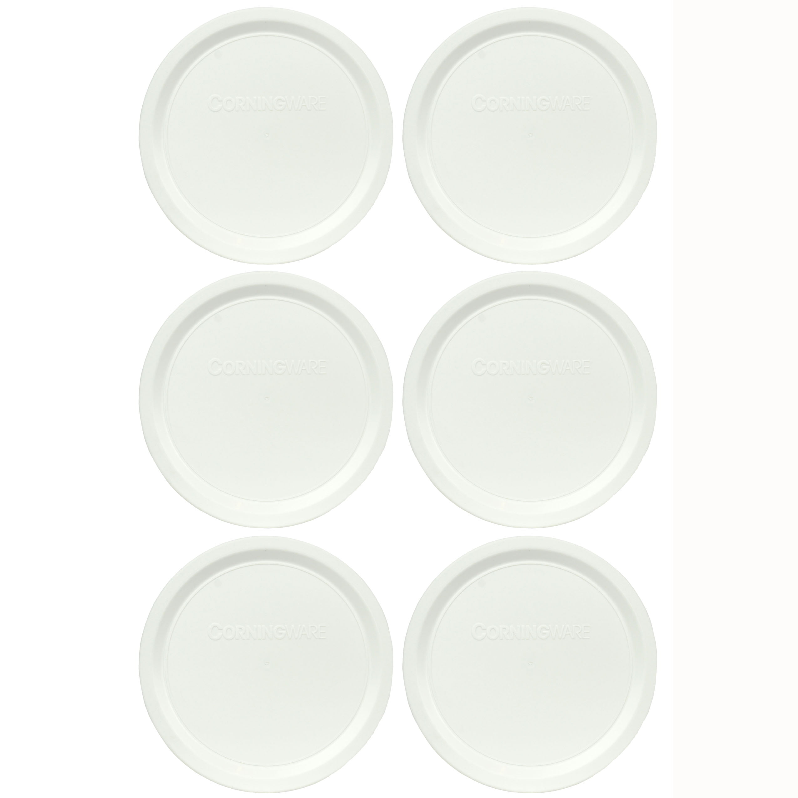 Corningware F16 French White 16oz Plastic Replacement Lid (6Pack